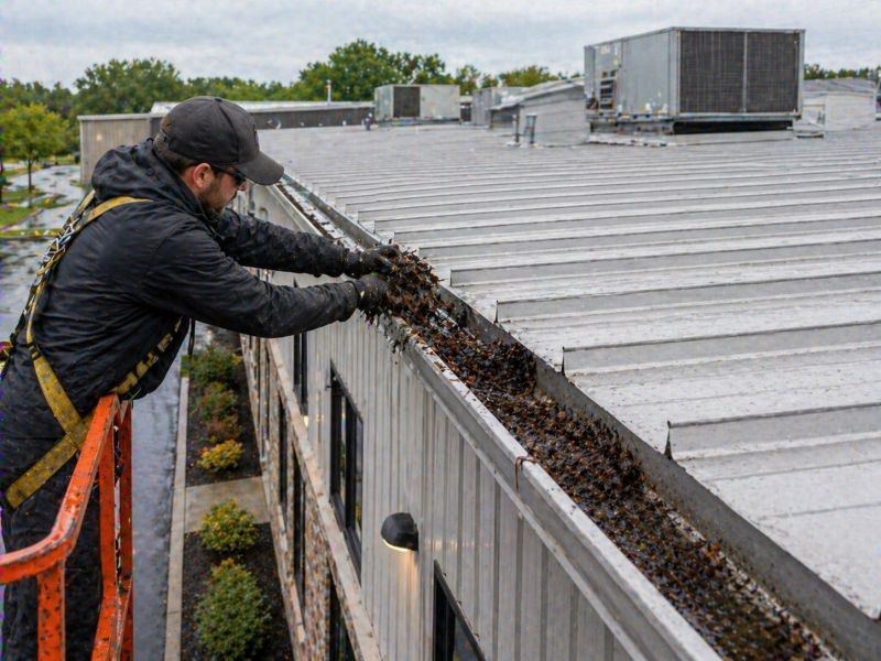 Church Gutter Cleaning in Roseville, CA
